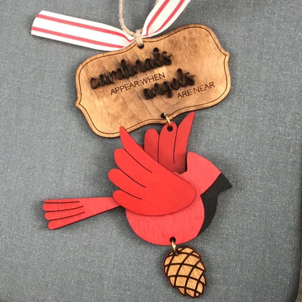 Cardinal ornament